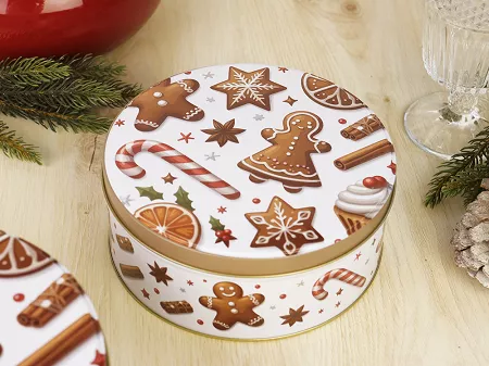 Puszka okrągła 17 cm Altom Design - Święta 07.PUSZ.8499