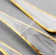 Komplet sztućców 24 cz. na 6 sób Pintinox 1929 - Filet (2.5 mm) złocone 23.FILG.K24