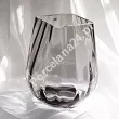 Wazon optyk pionowy 25,5 cm Krosno -  Dymno-niebieski 44.WA-D058-0255DN