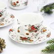 Komplet filiżanek ze spodkami 0,25 l / 15,3 cm (2 szt.)  Duo - Christmas Birds 1 15.CHBI1.K2FS