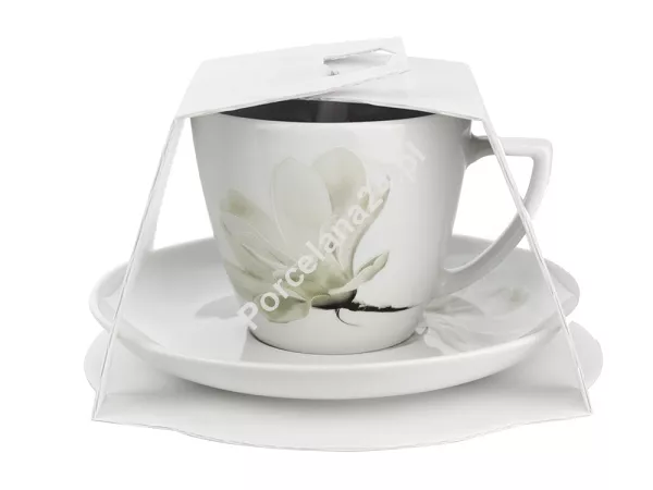 Filiżanka ze spodkiem 0,35 L / 17 cm Lubiana - Beata/Dorota 6474 GIFT BOX Filiżanka ze spodkiem 0,35 L / 17 cm Lubiana - Beata/Dorota 6474 GIFT BOX