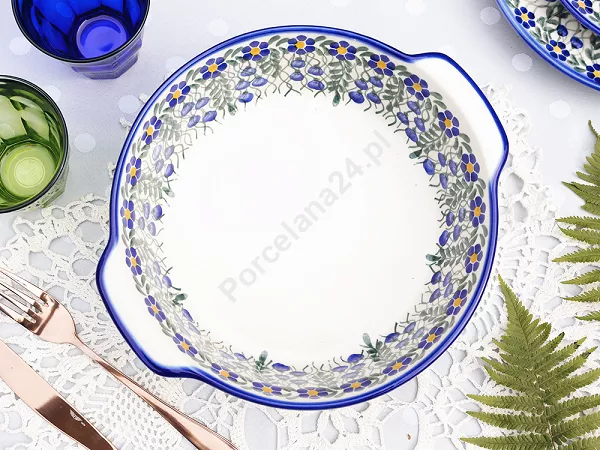 Naczynie do zapiekania 28 cm okrągłe Bolesławiec - Sadzawka Milicka Naczynie do zapiekania 28 cm okrągłe Bolesławiec - Sadzawka Milicka