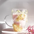 Szklanka termiczna z podwójną ścianką 0,3 L Ecarla - Hortensja Bloom Yellow 20.SZK153