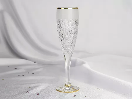 Kpl. kieliszków do szampana 180 ml (6 szt.) Bohemia Jihlava - Nicolette Gold 4SB.NIG.028740