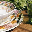 Komplet talerzy na 6 osób (18 el) Arca Italy - Garden Stripes 56450
