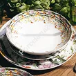 Komplet talerzy na 6 osób (18 el) Arca Italy - Garden Stripes 56450