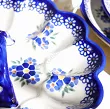 Półmisek do jaj 22 cm z uchwytem Bolesławiec - Altmańska Polana