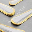 Komplet sztućców 65 cz. na 12 osób Pintinox 1929 - Filet (2.5 mm) złocone 23.FILG.K65