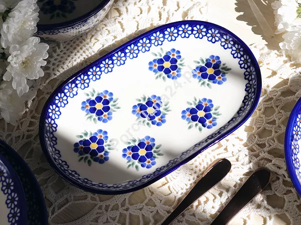 Półmisek owalny 24 cm Bolesławiec - Altmańska Polana Półmisek owalny 24 cm Bolesławiec - Altmańska Polana