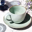 Filiżanka ze spodkiem 0,3 L / 16 cm  Bogucice - Alumina Granite Mint Blue Gold 1129G