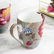 Komplet 2 kubków 0,35 L Pip Studio - Blooming Tales Fantasy Khaki 51.BTFK.002.590