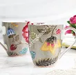 Komplet 2 kubków 0,35 L Pip Studio - Blooming Tales Fantasy Khaki 51.BTFK.002.590