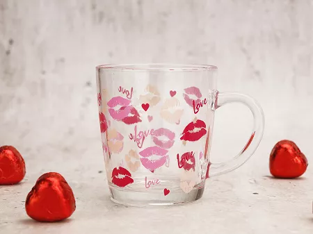 Kubek szklany Toronto 350 ml Altom Design - Love 07.WAL.3485