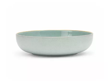 Talerz głęboki 22 cm Bogucice - Alumina Granite Mint Blue Gold Nordica 1129G