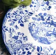 Komplet talerzy na 6 osób (18 el) Arca Italy - Old London Blue
