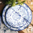 Komplet talerzy na 6 osób (18 el) Arca Italy - Old London Blue