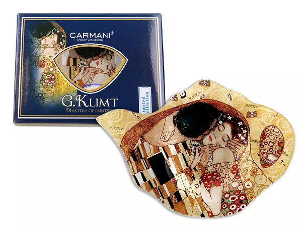 Spodek na torebki od herbaty Carmani - Tea bag Gustav Klimt The Kiss 33.198-9001 Spodek na torebki od herbaty Carmani - Tea bag Gustav Klimt The Kiss 33.198-9001