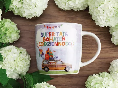 Kubek 0,4 L Duo - Super tata 15.SUT.K