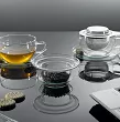 Filiżanka ze spodkiem z zaparzaczem (szklana) 0,4 L Trendglas - TEA TIME 4E.220211