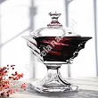 Bombonierka na nodze 24,5 cm Bohemia - Casablanca Burgundy 114792
