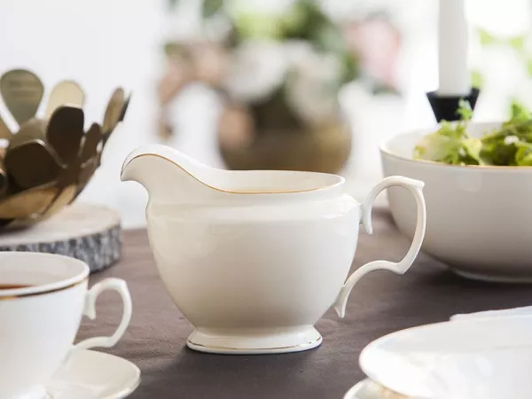 Sosjerka 0,3 L Altom Design - Mariapaula ZŁOTA LINIA E23011 - ecru Sosjerka 0,3 L Altom Design - Mariapaula ZŁOTA LINIA E23011 - ecru