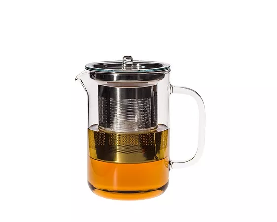 Dzbanek 0,6 L szklany z zaparzaczem stalowym Trendglas - PISA 4E.119010 Dzbanek 0,6 L szklany z zaparzaczem stalowym Trendglas - PISA 4E.119010