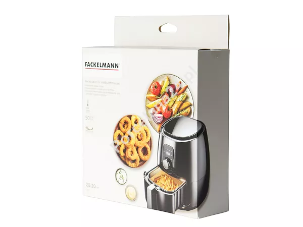 Wkłady papierowe do airfryer 20 cm (50 szt.) Fackelmann - Okrągłe 11.42687 Wkłady papierowe do airfryer 20 cm (50 szt.) Fackelmann - Okrągłe 11.42687
