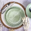 Komplet talerzy na 6 osób (18 el) Lubiana - Hanami Pistacjowa Zieleń