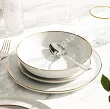 Komplet talerzy na 6 osób (18el) Lubiana - Ankara Gold 1608C