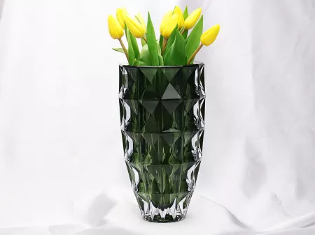 Wazon 28 cm Bohemia - DIAMOND SMOKEY GREEN 4SB.DISG.114990