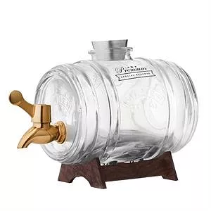 Dystrybutor (beczułka) na alkohol 1 L mosiądz Kilner 0025.811