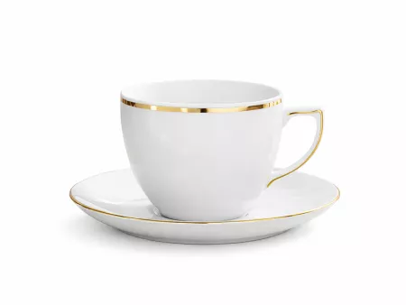 Filiżanka ze spodkiem 0,25 L/15 cm Chodzież - City B326 Złota Linia