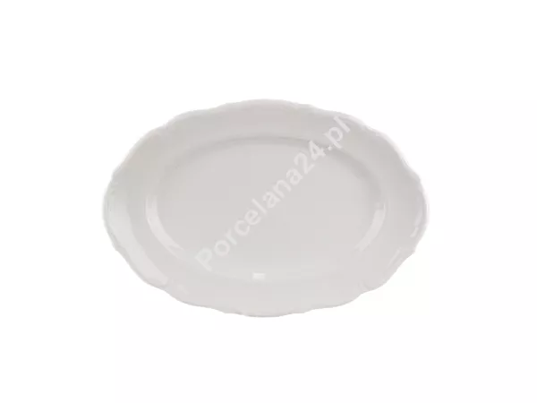 Półmisek owalny 28 cm Chodzież - Maria Teresa C000 BIAŁA Półmisek owalny 28 cm Chodzież - Maria Teresa C000 BIAŁA