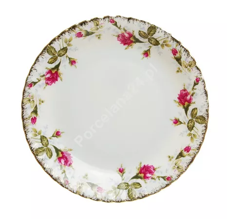 Talerz deserowy 21 cm Chodzież  - Iwona B013 ZŁOCONA RÓŻA Talerz deserowy 21 cm Chodzież  - Iwona B013 ZŁOCONA RÓŻA