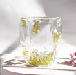 Szklanka termiczna z podwójną ścianką 0,3 L Ecarla - Hortensja Geo Soft 20.SZK88