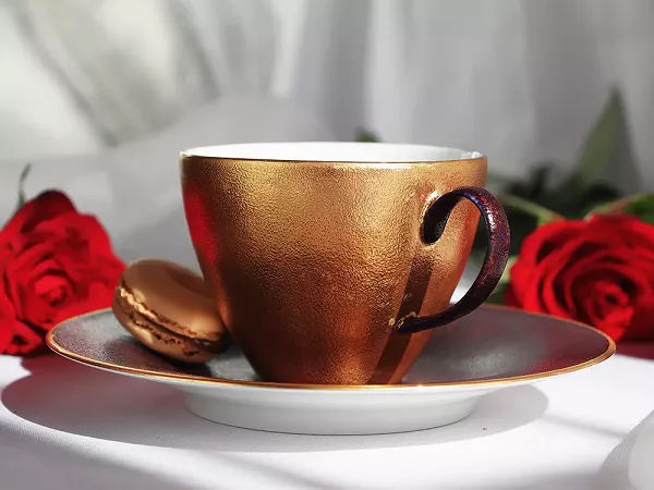 Garnitur do kawy na 12 osób (39 el.) Porcel - Golden Velvet Garnitur do kawy na 12 osób (39 el.) Porcel - Golden Velvet