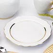 Garnitur do kawy na 12 osób (39 el.) Porcel - Premium Gold