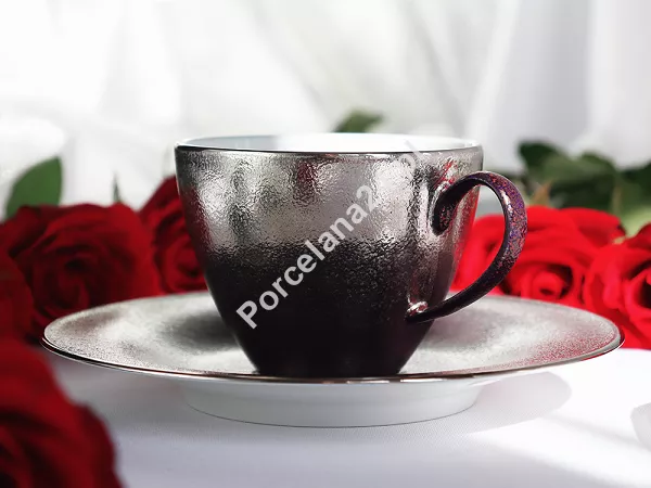 Filiżanka ze spodkiem 0,26 L / 15 cm Porcel - Royal Velvet GIFT BOX 10.ROV.FS26 Filiżanka ze spodkiem 0,26 L / 15 cm Porcel - Royal Velvet GIFT BOX 10.ROV.FS26