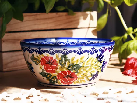 Salaterka 18 cm Bolesławiec - Maki Smolińskiej