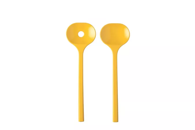 Komplet sztućców do sałaty 2 szt. Mepal - Bloom Pebble yellow 1KM.SDS.907 Komplet sztućców do sałaty 2 szt. Mepal - Bloom Pebble yellow 1KM.SDS.907
