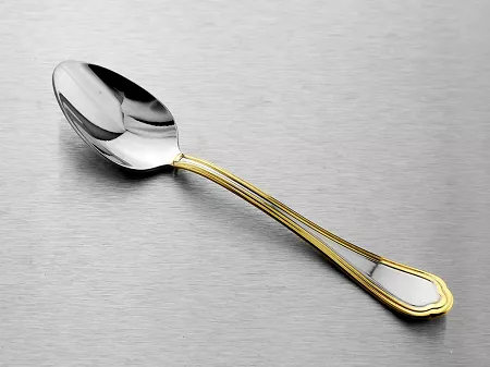 Komplet 6 łyżeczek do kawy / herbaty 13,7 cm Hisar - Florence Gold GIFT BOX
