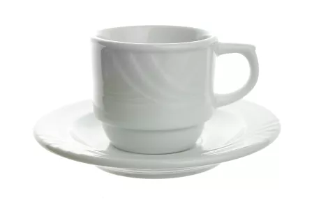 Filiżanka ze spodkiem 0,09 L / 13 cm (sztaplowana) Lubiana - Ida (nr 3007, 3013)