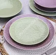 Serwis obiadowo-herbaciany na 6 osób (26 el) Lubiana - Hanami Pistacjowa Zieleń / Pudrowy Róż