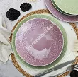 Serwis obiadowo-herbaciany na 6 osób (26 el) Lubiana - Hanami Pistacjowa Zieleń / Pudrowy Róż