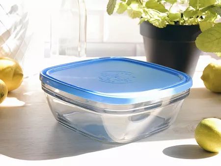Pojemnik szklany kwadratowy / salaterka 2000 ml Duralex - Freshbox 11.DX.FRK.40103