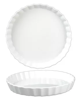 Naczynie ryflowane (na tartę) 30 cm Lubiana n/dek (nr 1662)