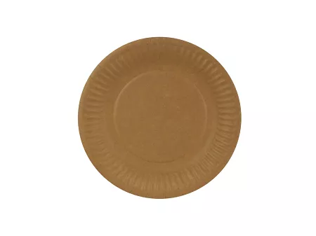 Talerz płytki 15 cm - Opakowanie 25 szt.- Eco papier kraft E.TP15-25