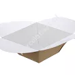 Salad Box 9,5 x 9,5 x 7 cm - Opakowanie 10 szt.- Eco papier biały/kraft E.SB-10