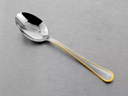 Komplet 6 łyżeczek do kawy / herbaty 14,6 cm Pintinox 1929 - Sirio (2.5 mm) złocony GIFT BOX