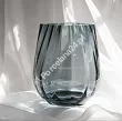 Wazon optyk pionowy 25,5 cm Krosno - Szaro-niebieski 44.WA-D058-0255SN